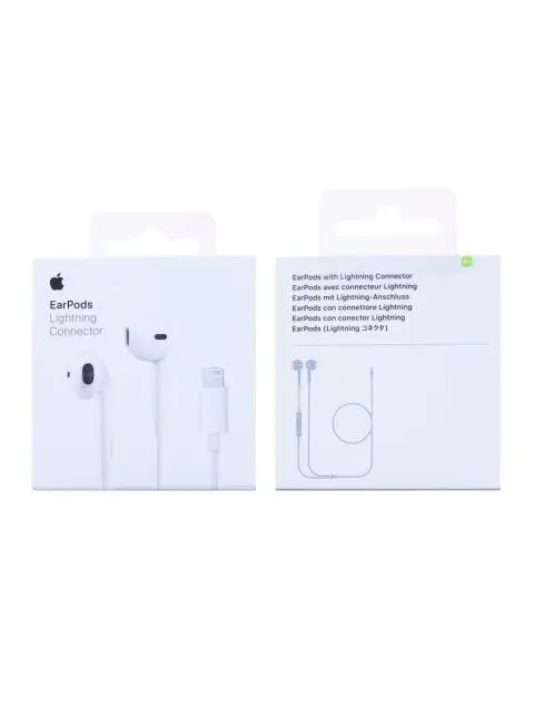 Écouteurs Apple EarPods avec connecteur Lightning MMTN2ZM/A Blanc Origine