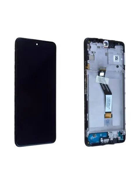 Cache Batterie Vitre Arrière Noir Vif Pour Xiaomi POCO M4 Pro 4G