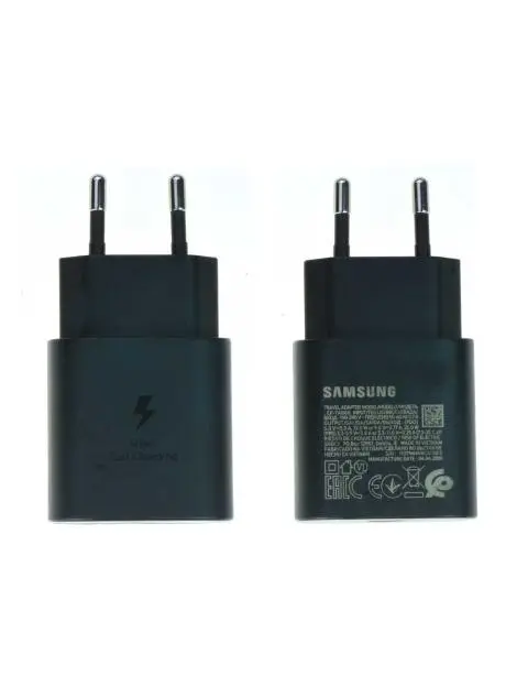 Chargeur Samsung Type-C Ultra rapide EP-TA800 25W Noir Origine