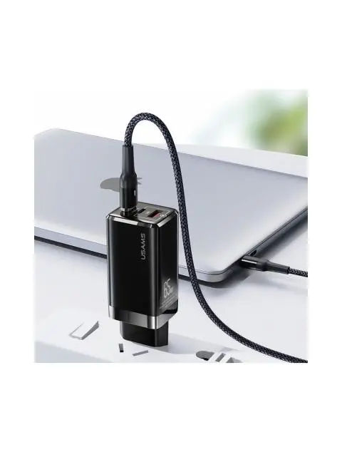 Chargeur rapide USB et USB-C 63W