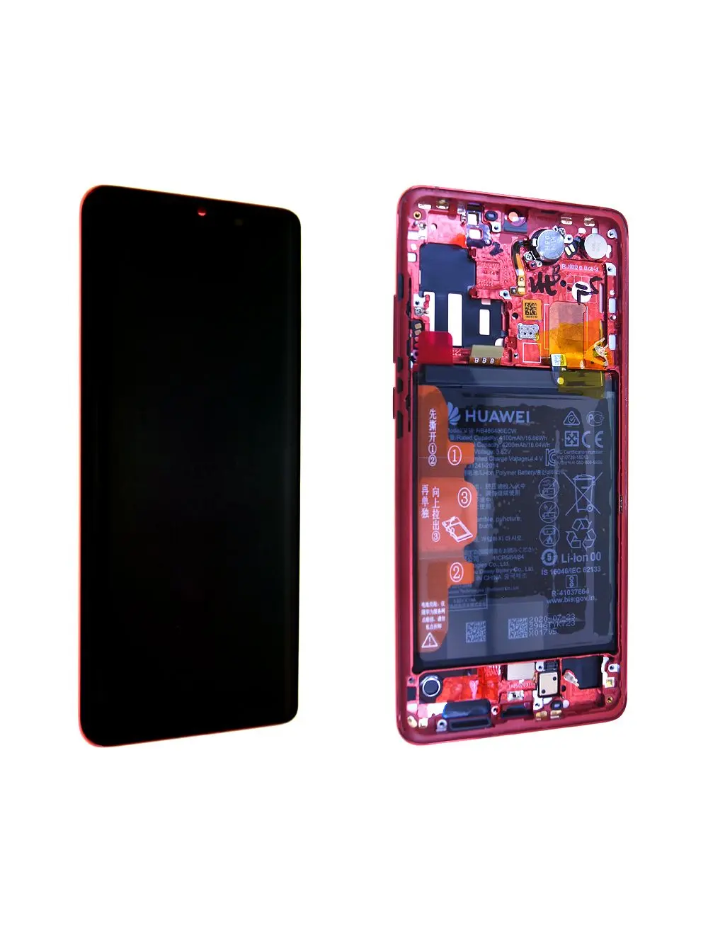 ECRAN LCD COMPLET ORIGINAL HUAWEI P30 PRO (VOG-L29) ORANGE (02352PGK) --TVA
