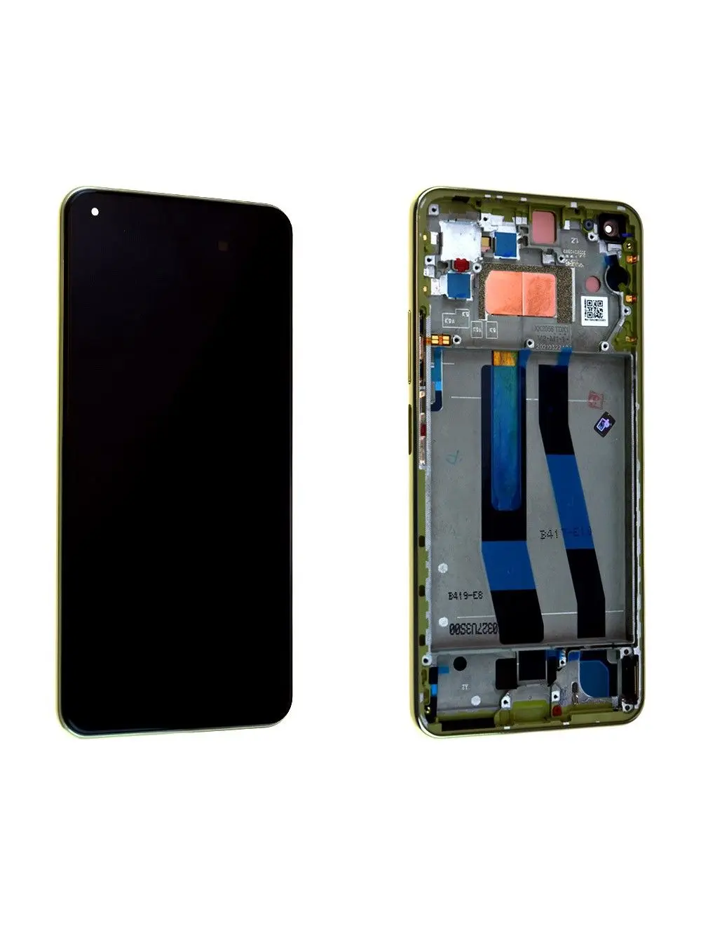 Écran Xiaomi Mi 11 Lite 5G Jaune + Châssis Origine Pieces2mobile