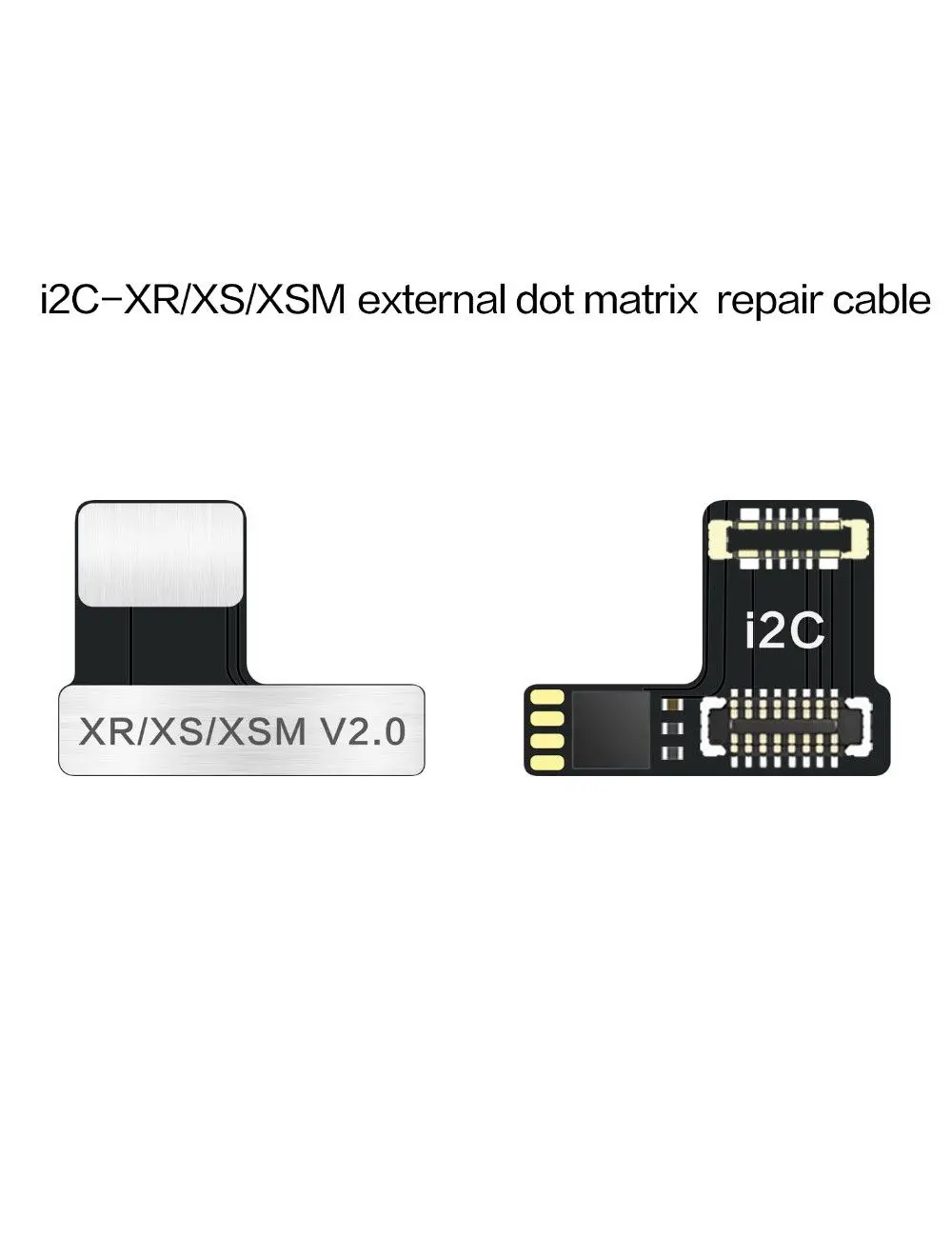 Nappe de réparation face ID TagOn FPC à clipser sans soudure i2C iPhone XS / XR / XS Max