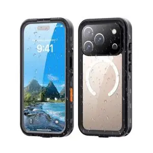 Coque Redpepper ANTICHOC et étanche IP68 avec MagSafe pour iPhone Air Noir