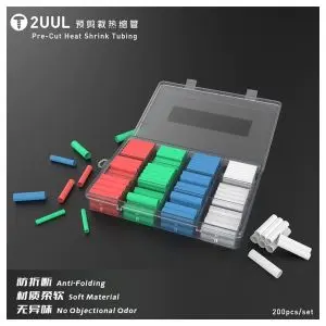 Gaine thermorétractable diamètre 6 / 8 / 10mm (200pcs) 2UUL
