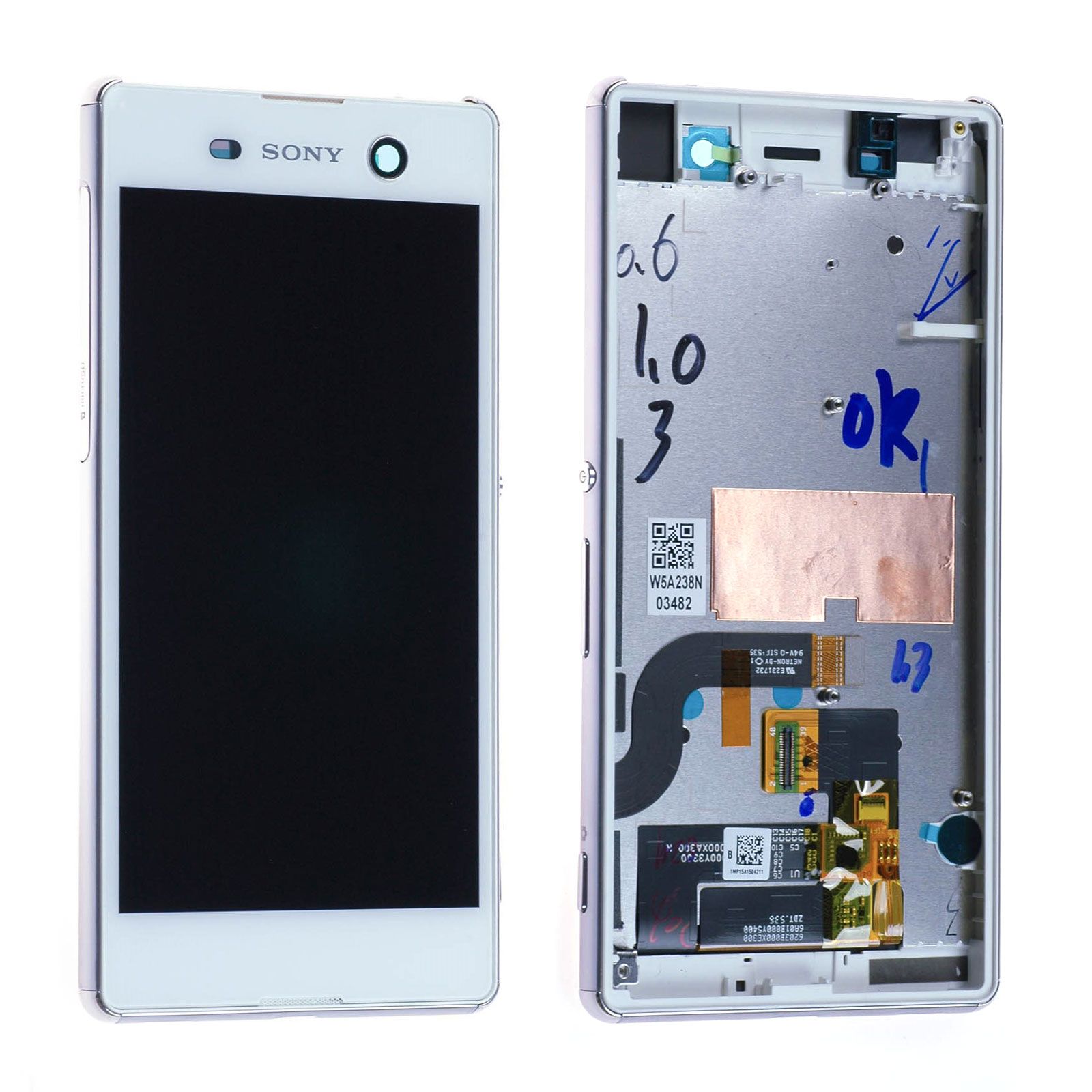Écran LCD + Tactile + Châssis Pour Sony Xperia M5 - Neuf, Couleur Noire