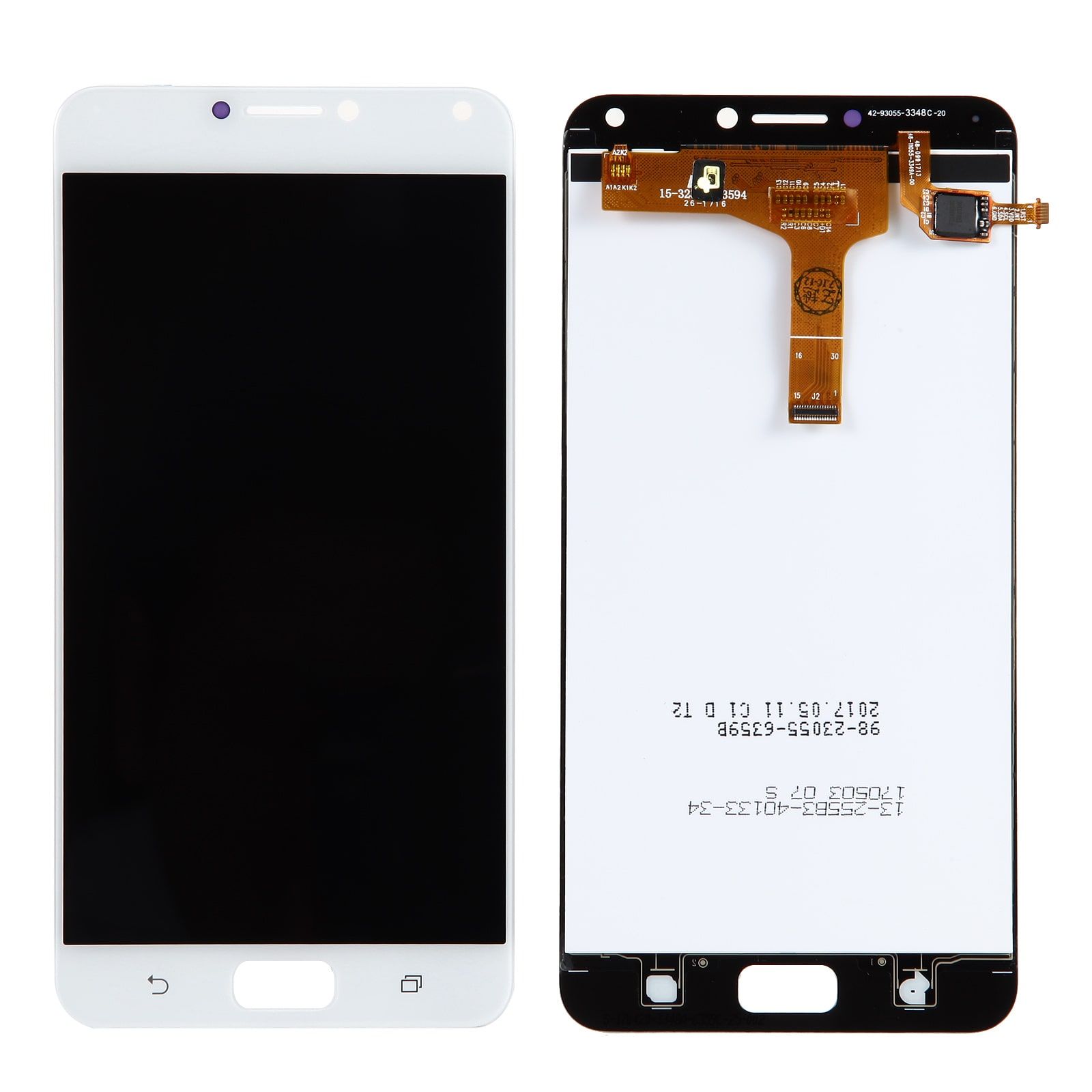 Écran LCD + Vitre Tactile Pour Asus Zenfone 4 Max Plus ZC554KL (blanc) - Neuf Sous Emballage