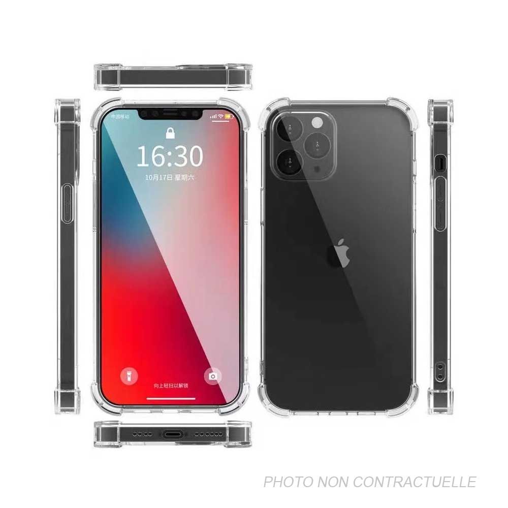 Pack Protection IPhone 16 Pro : Coque Silicone Transparente + 2 Verres Trempés