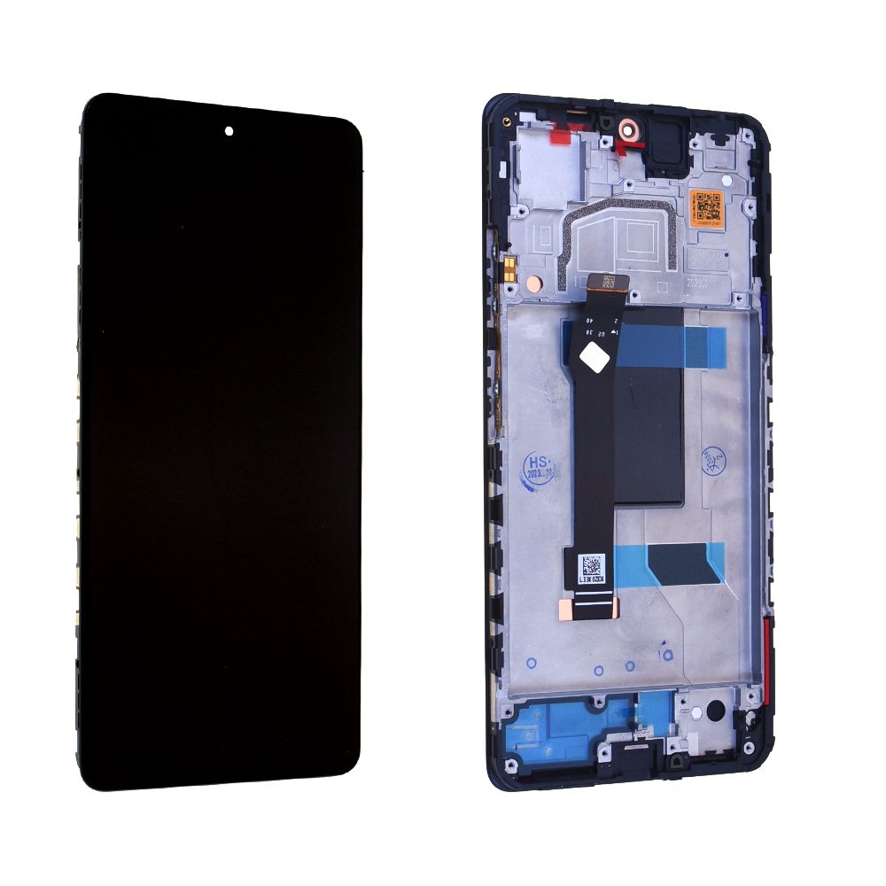 Ecran AMOLED / Vitre Tactile Sur Châssis Original Xiaomi Redmi Note 10S 4g 2021 Noir