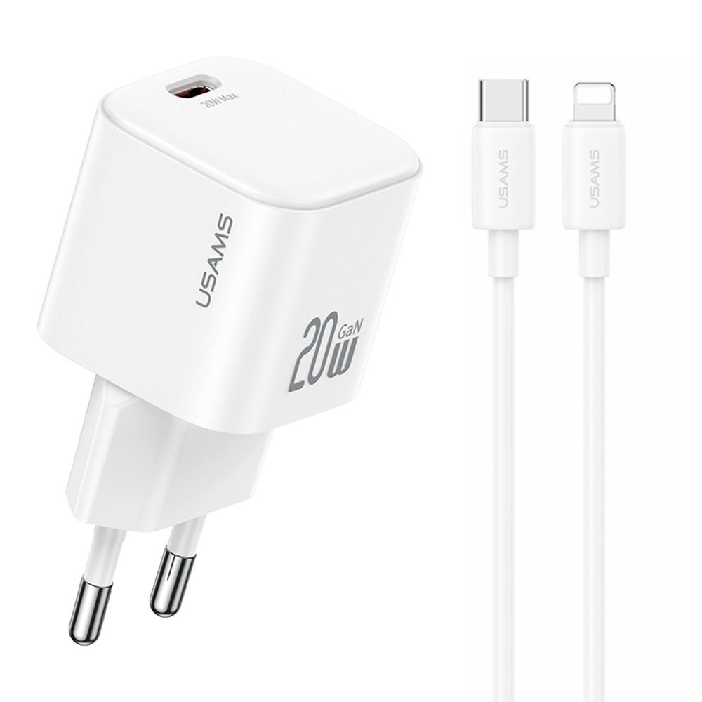Jaym Chargeur Secteur Rapide USB-C 20w Pd Et Pps Blanc - ® Pop