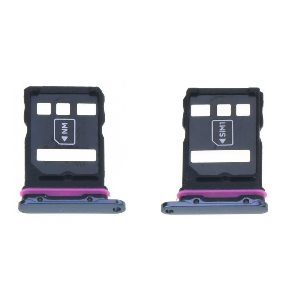 Tiroir Double SIM Pour Huawei P40 - Noir, Neuf - Compatible Ascend P, Pièce De Rechange