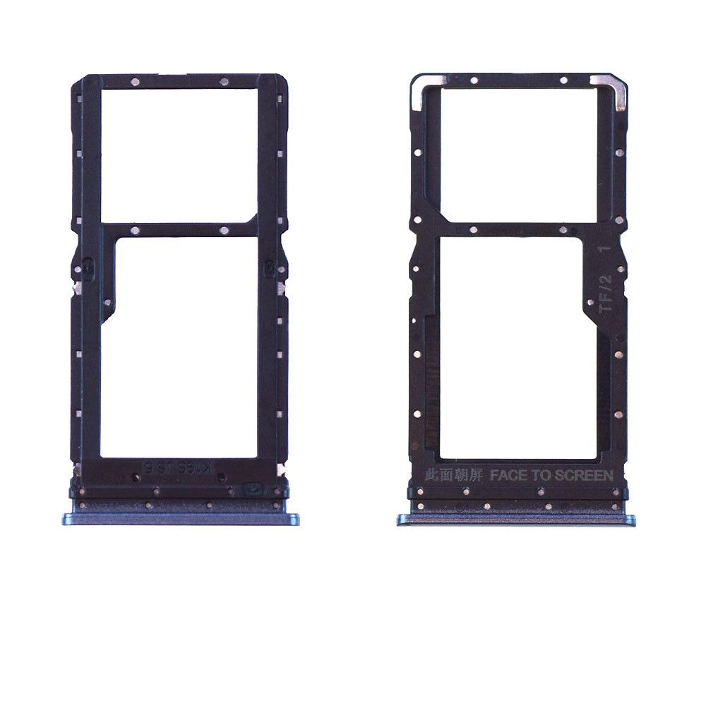 Vassoio/Slot Per Scheda SIM Per Xiaomi Redmi 8A, Note 8, Note 8 Pro – Colore Nero, Ricambio Generico