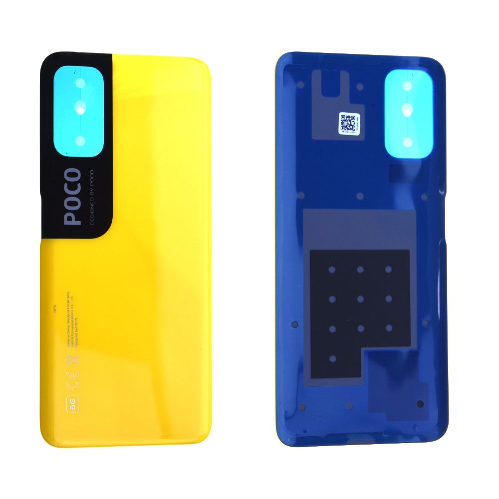 Cache Arrière Original Xiaomi Poco M5 1610111000524A Jaune