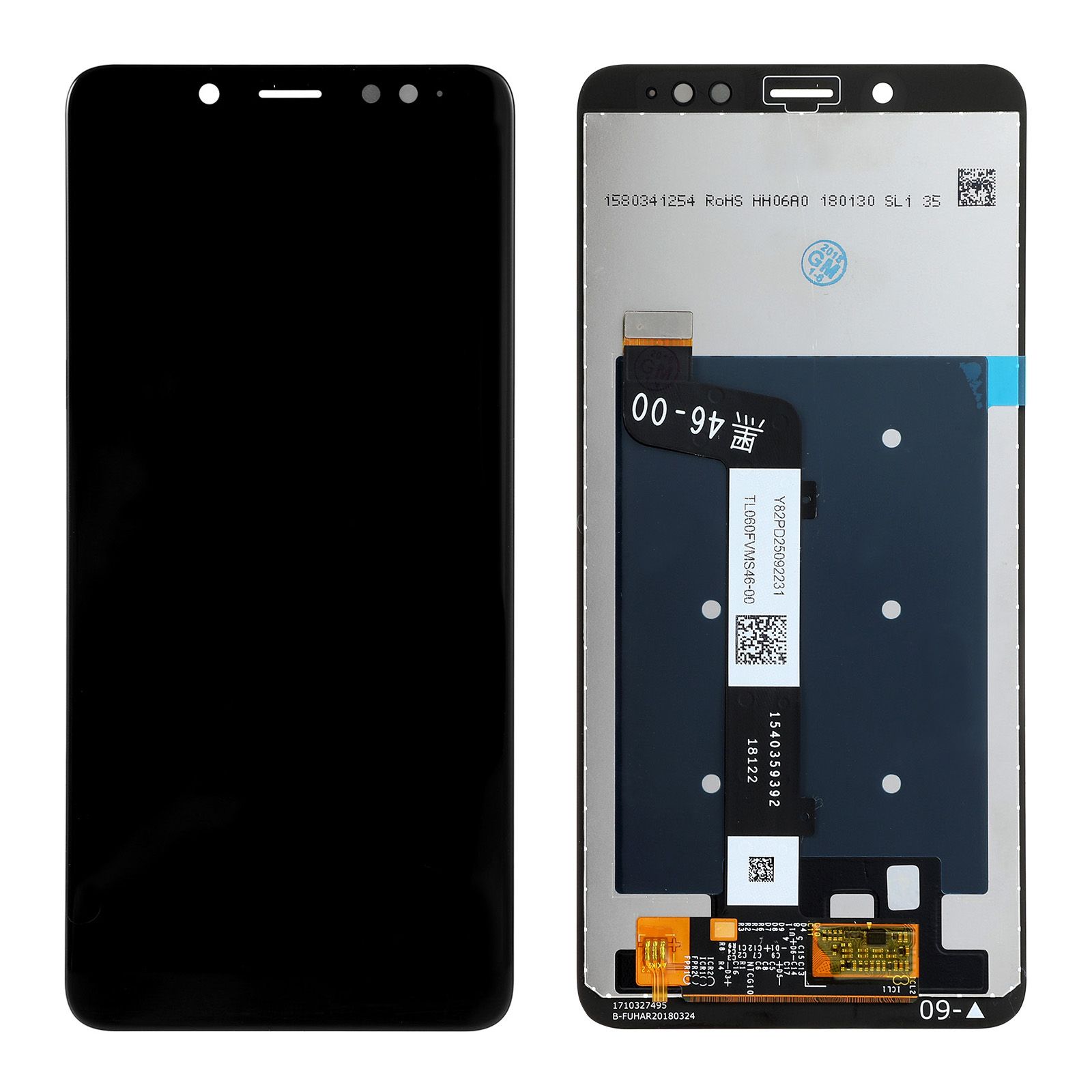 Écran LCD + Vitre Tactile Pour Xiaomi Redmi 5 Plus - Noir - Neuf, Fabrication France