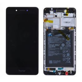 Pack écran LCD + Vitre + Châssis + Batterie ORIGINAL Pour Honor 6C - Neuf - Noir