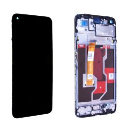 Écran Complet Noir Pour Oppo A96 (avec Châssis) - Reconditionné Comme Neuf