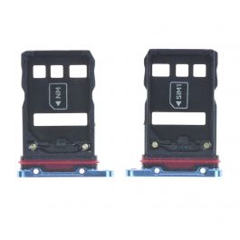 Double Tiroir SIM Pour Huawei P30 Pro Bleu Aurora - Compatible P20 Lite, Neuf