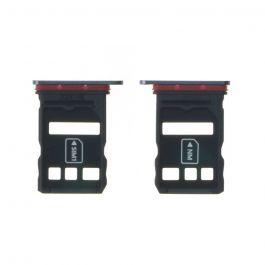 Tiroir Double SIM Pour Huawei P40 - Noir, Neuf - Compatible Ascend P, Pièce De Rechange
