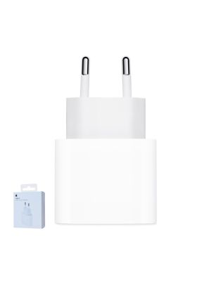 Chargeur Apple USB‑C 20W MHJE3ZM/A Blanc Origine