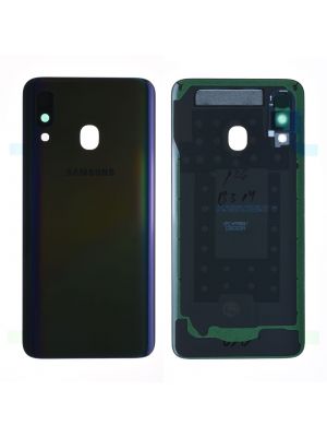 Vitre arrière Samsung Galaxy A40 (A405F) Noir Origine