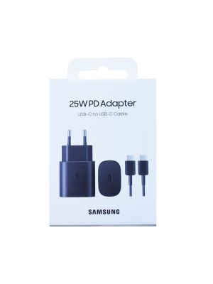 Kit Chargeur Samsung Type-C + Câble Type-C Ultra Rapide (EP-TA800XBEGWW) Noir