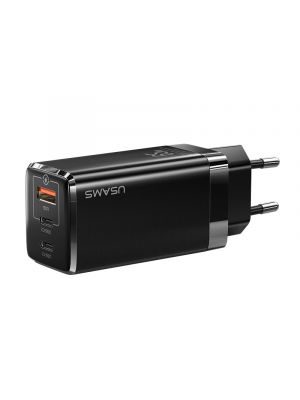 Chargeur USB-C et USB 3.0 65W PD GaN (Fast charge) US-CC110 Usams Noir
