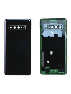 Vitre arrière Samsung Galaxy S10 5G (G977B) Noir Origine