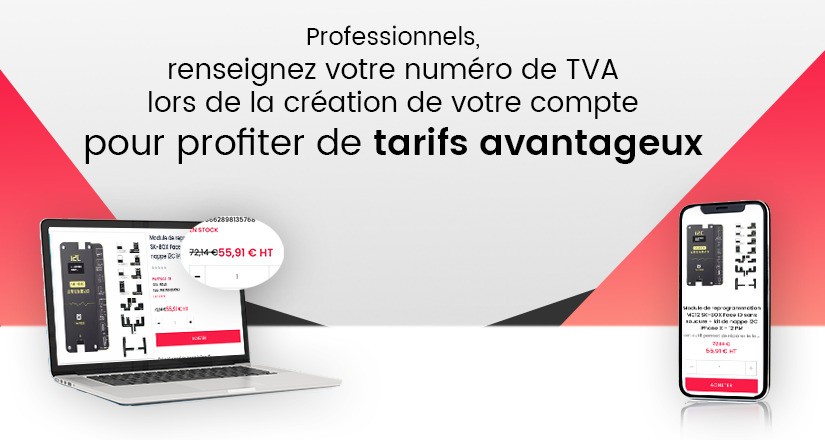 Compte Pro Pieces2Mobile Grossiste Fournisseur de pièces de téléphone